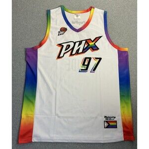 Phoenix Mercury PHX Pride Day Jersey Men’s XL WNBA Rainbow Edition